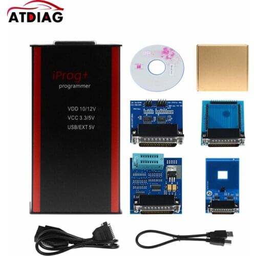 IPROG+ Newst V87 Porgrammer ECU IR MB Adapters IPROG Adapter IPROG+ Pro Full Adapters IMMO/Mileage Correction/Airbag Reset