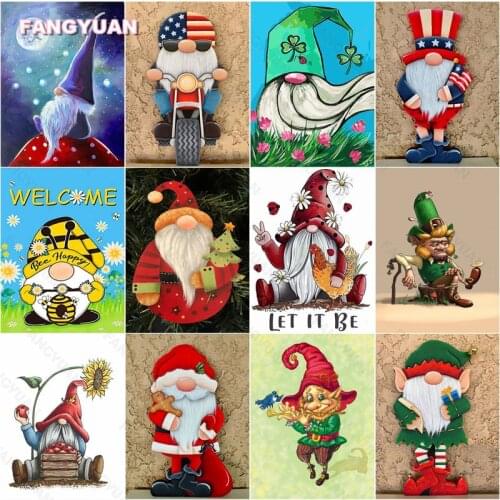 Diy 5D Diamond Painting Cartoon Goblin Series Full Round Square Drill Diamond Embroidery Handcraft Home Wall Decor Gift Artwork