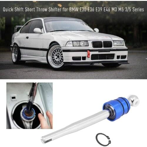 CAR MT SHORT THROW SHIFTER QUICK GEAR KIT QUICKER SHIFT STICK FOR BMW E30 E36 E39 E46 M3 M5 3 5 Series