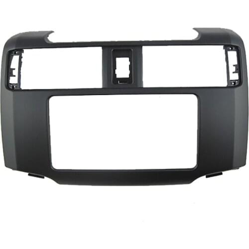 CarBar Double 2 Din Car Radio Fascia for Toyota 4Runner 4 Runner 2012 Fascia Dash Dashboard Frame Panel Trim Kit Car Stereo