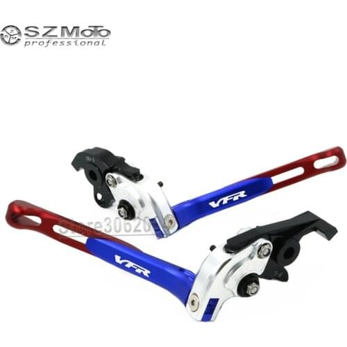 For HONDA VFR VFR750 1991-1997 VFR800/F 02-14 Aluminum Motorcycle Folding Extendable Adjustable Brakes Clutch Levers Motor parts