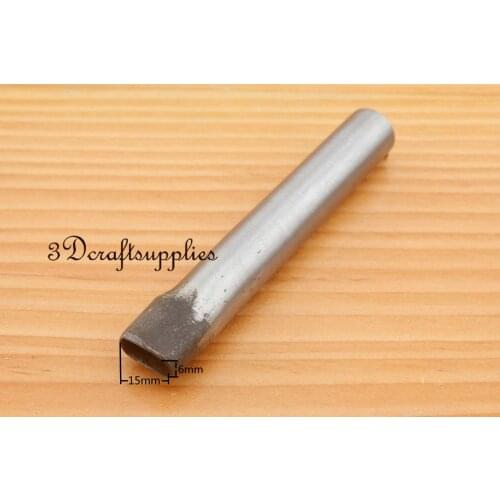 Leather puncher Hole Gasket Cutter Punch Set tool Rounded rectangular 15mm S263