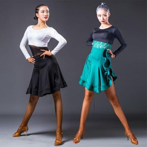 Fashion new Latin Dance Dress long sleeve clothes for women high quality