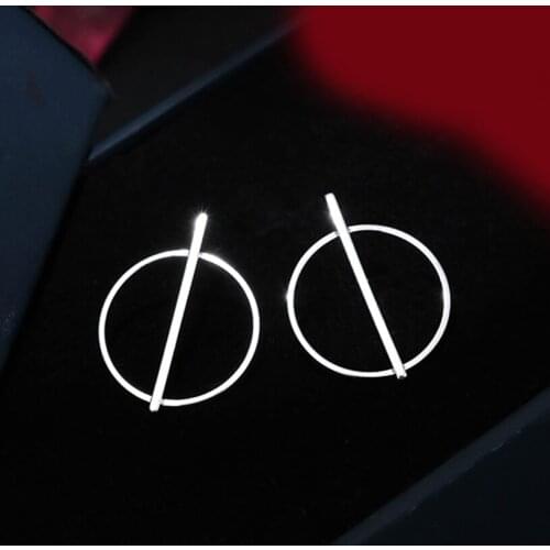 New Arrivals Korean Style Large Circle Earrings For Women Lady Bridal Earrings Girls Gifts Pendientes Brincos 2021