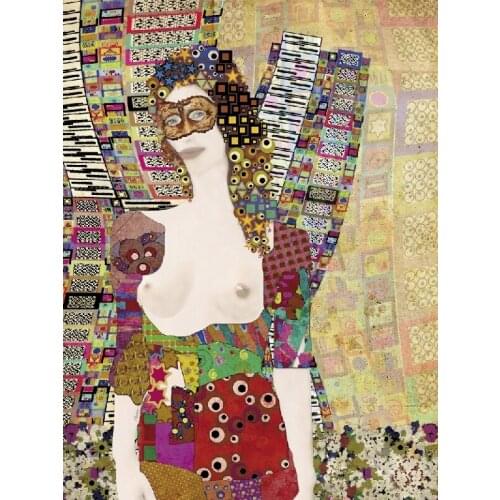 Wholesale Klimt style picture of classical sexy nude lady oil painting as canvas wall art paintings with best Price