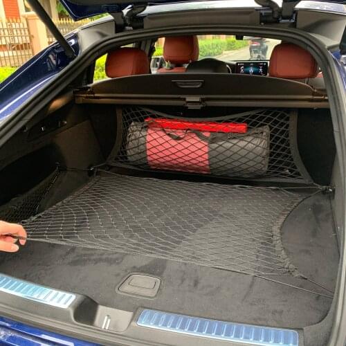 Car Rear Cargo Trunk Storage Organizer Net For Ford Focus Fusion Escort Kuga Ecosport Fiesta Falcon Mondeo Taurus EVEREST