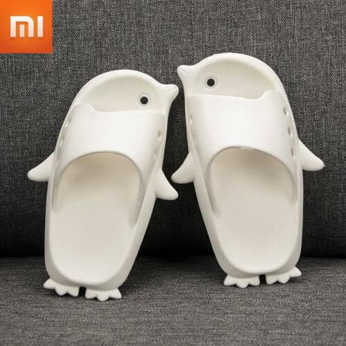 Xiaomi Children Slippers Summer Kids Home Flip Flops Parent-child Sandals Slippers Cute Penguin Non-slip Bathroom Baby Slippers