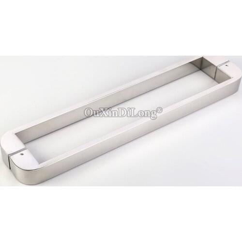 Top Designed 304 Stainless Steel Frameless Bathroom Glass Sliding Door Handles Shower Cabin Glass Door Pull / Push Handles