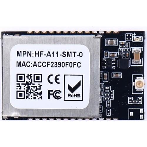 UART to WI-FI Module Serial WIFI Module Ultra Small FCC CE HF-A11-SMT-0 IOT Antenna-External I-Pex 3.3V