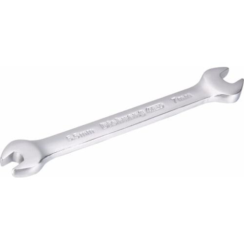 Uxcell Hot Sale 1 Pcs 5.5mm x 7mm Metric Double Open End Wrench 110mm Length Applied in DIY hand-making, automotive repairs