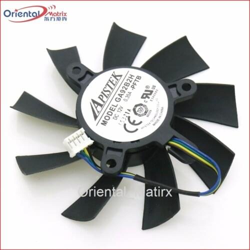 GA92B2U - PFTB 12V 0.35A 4Pin 87mm 42*42*42mm VGA Fan For Dataland Graphics Card Cooler Cooling Fan