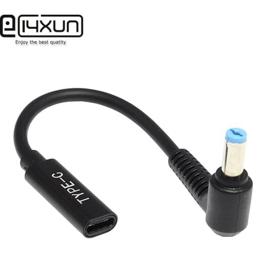 1pcs 14cm Type C to 5.5x1.7 5.5*1.7mm Male Plug Converter USB C PD Charging Cable Cord for Acer Aspire 19V Laptop Power Adapter