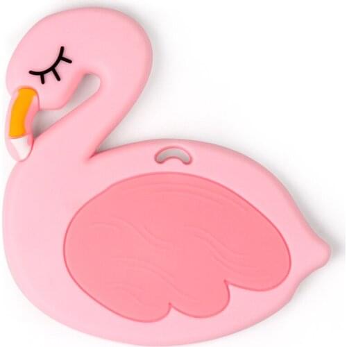 1pc Silicone Teether Baby Teething Pendant For DIY Rattle Toys Pacifier Clips Accessories BPA FREE 90*90mm