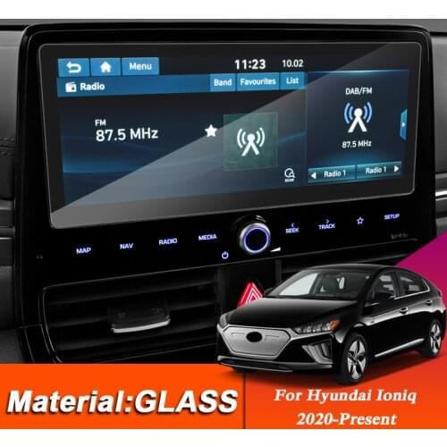 10.3INCH Car Styling GPS Navigation Screen Glass Protective Film Sticker For Hyundai Ioniq 2020-Present Auto Accessories