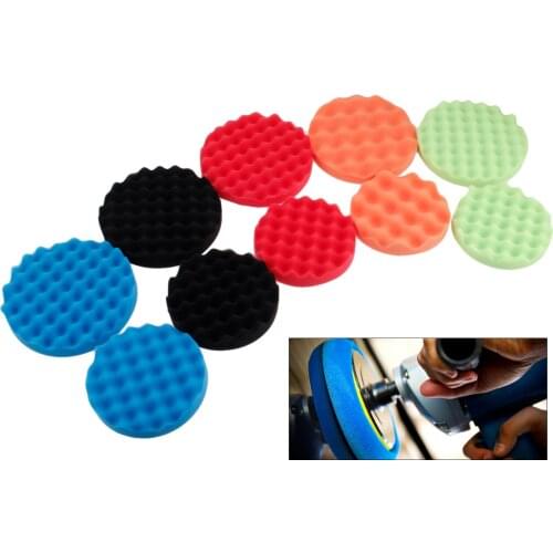 5Pcs/set 6/7 Inch Polishing Wheel Buffing Waxing Pad Kit for Car Polisher Buffer Wheel Kit Hand Power Tool Accessories 150/180mm