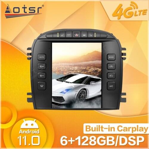 6-128G Android Radio For Jaguar S-TYPE 2001 2002 2003 2004-2009 GPS Navigation Car Multimedia Player Stereo Head Unit Autoradio