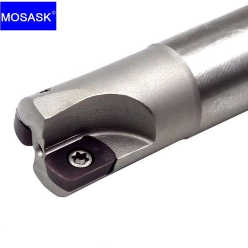 MOSASK ASR Adapter ASR06RC16-17-120-2T CNC Tool Cemented Carbide Blade EPNW High Feed Fast Cutting End Milling Cutter