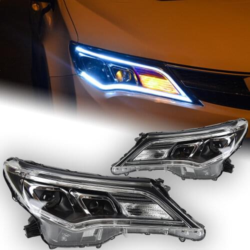 AKD Car Styling Head Lamp for Toyota RAV4 Headlights 2014-2016 RAV 4 LED Headlight DRL Hid Bi Xenon Auto Accessories