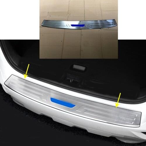 Car Sticker Cover Styling External Rear Bumper Protection Trunk Trim Stainless Steel Pedal For Kia Sportage KX5 2019 2020