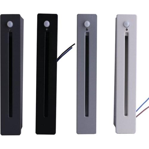 BEIAIDI Motion Sensor Outdoor LED Stair Light Footlight Waterproof Recessed Step Hallway Staircase Light Wall Villa Corner Lamp