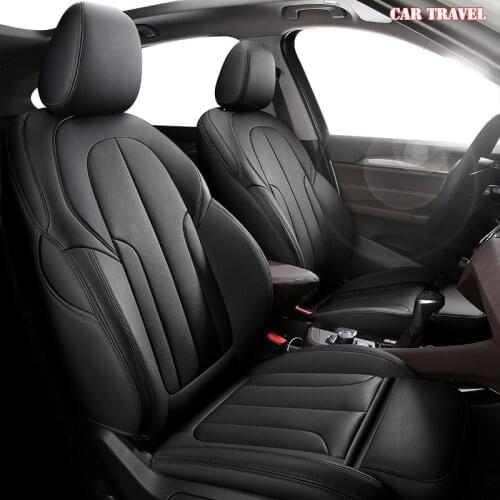 CARTRAVEL Custom Leather car seat cover For Jaguar XJ XF XE E-PACE XFL XEL Automobiles Seat Covers car seats protector