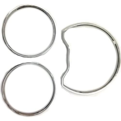 Chrome Styling Dashboard Gauge Ring Set for Mercedes Benz W210 95-99