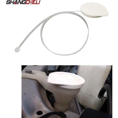 For Mitsubishi Outlander ASX 2008 - 2019 White Windshield Wiper Washer Bottle Cap Reservoir Tank Cover Car Accessories