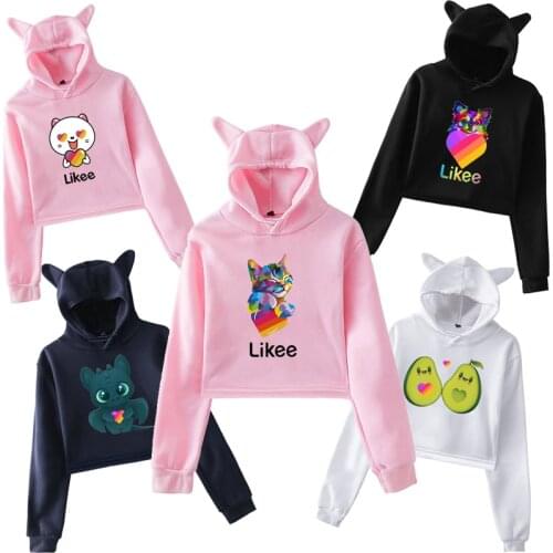 Женские короткие толстовки LISM China At AliExpress