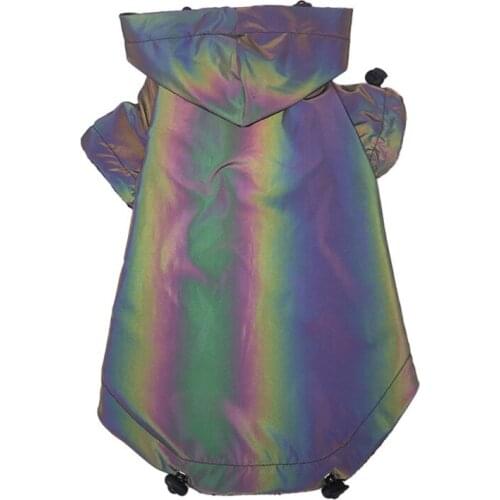 Flashing Dog Clothes Breathable Autumn Winter Warm Pet Coat For Dogs Small Large Travel Waterproof Pet Dog Jacket Outfits