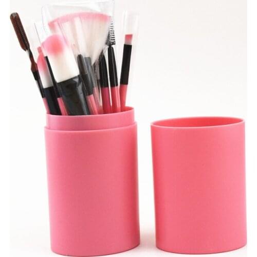 12pcs pink color makeup brush set beginner beauty tools set brush full set of foundation brush eye shadow brush dfdf