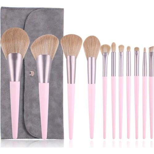 ZOREYA Makeup Brushes Set 12pcs Professional Eyeshadow Highlighter Powder Foundtaion Eyebrow Brush Cosmetics Makeup Brush Tools