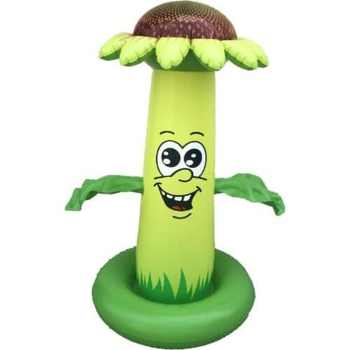 Inflatable Summer Children Play Water Spout Parent-Child Beach Lawn Play Water Spray Simulation Sunflower Toy