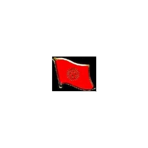 Kyrgyzstan single flag pin badge