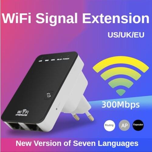 Mirror Surface Wall Plug Portable 300Mbps Wireless-N Mini Router Mini Wifi Router Repeater