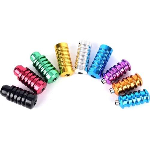 Tattoo Machine Colorful Aluminum Alloy Handle Grip Tube Tip With Back Stem