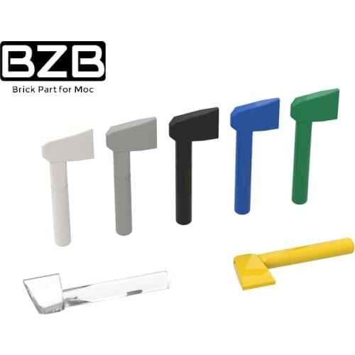 BZB MOC 33835 Axe High-tech Building Blocks Technical Brick Parts Kids Brain Game DIY Toys Best Gifts