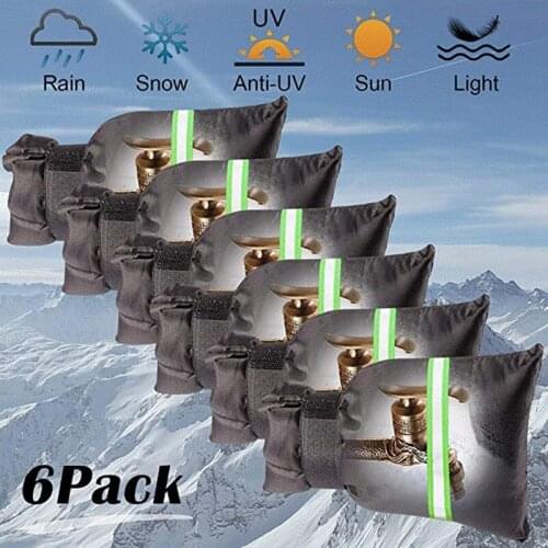 Outdoor Faucet Protective Cover for Winter Garden Faucet Anti-Freeze Reusable Faucet Cover with Reflective Stripe