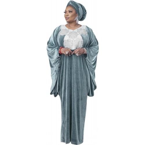 Vetement Femme Grande Taille 2021 New African Plus Size Dresses For Women Long Sleeve Robe Marocaine Elegant Party Outfits