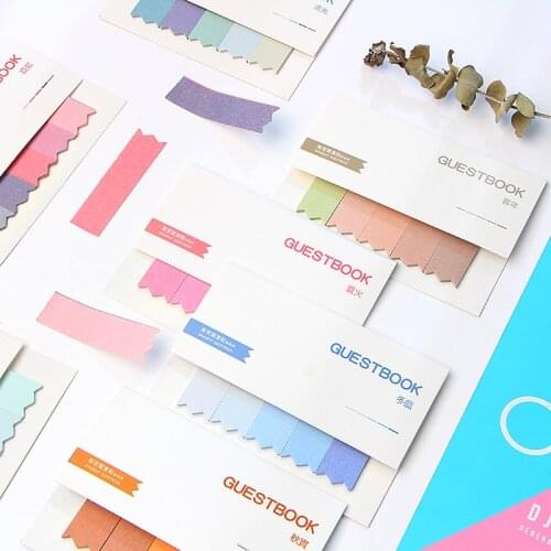 100 Pages Kawaii Memo Pad Sticky Bookmark Notes Index Posted It Planner Stickers Notepads Office School Supplies