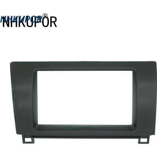 11-112 Car Radio Fascia For TOYOTA Tundra Sequoia 2007+ Double 2-DIN Stereo Fascia Dash CD Trim Installation Frame Kit