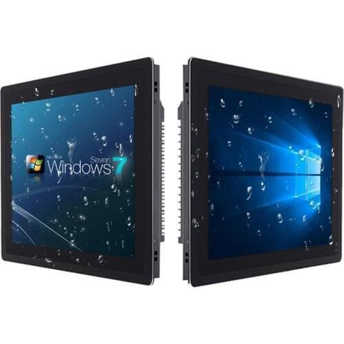 18.5" Recessed Wall Mounted Industrial All-in-One PC Celeron J1800 with capacitive touch screen Suitable for desktop computers