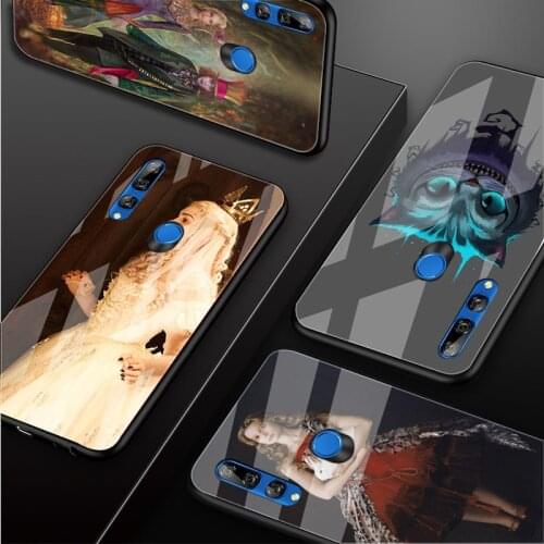 Alices Adventures in Wonderland Tempered Glass Phone Case For Huawei Honor 8X 9 10 20 30 lite PRO 10i 20i