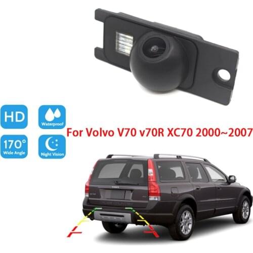 Rear View Reverse Camera For Volvo V70 v70R XC70 2000 2001 2002 2003 2004 2005 2006 2007 CCD Full HD Night Vision Back up Camera