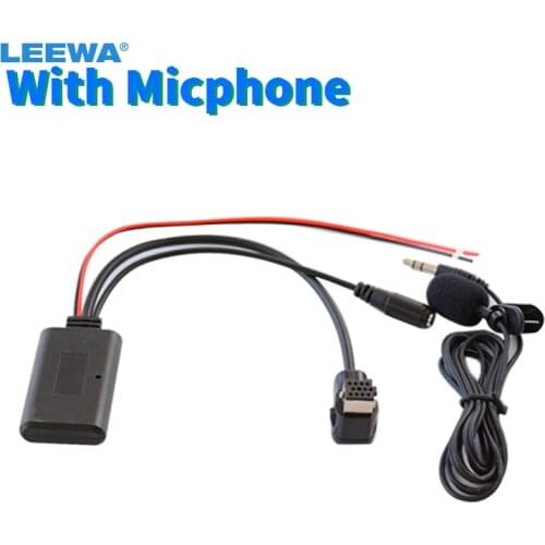 LEEWA Car Aux Audio Bluetooth Receiver Adapter For Pioneer P99 P01 Auto Stereo Aux Radio Module Bluetooth Cable #CA6071