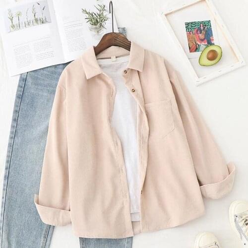 AYPLBGHN Women's Corduroy Shirts