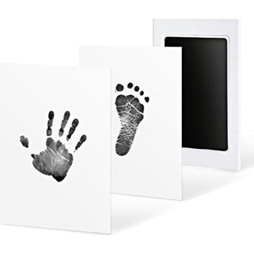 Safety for Baby Footprints Babies Accessories Newborn Imprint Prints and Hands Milestone Cards Newborn Birth Gift Baby Frame