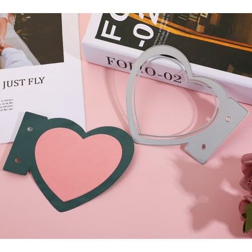 Large Heart Dies Scrapbooking New Arrival Cutting Die Card Making Handmade DIY Embossing Die Mould Metal Stencil Paper Cutter