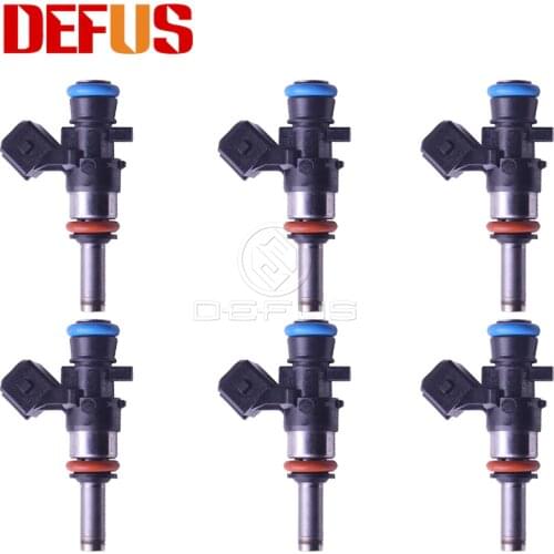 DEFUS 6pcs 12ohm 714cc OEM 0280158112 Fuel Injector for VW 412 73-94 Genuine Bosch EV14 High Performance Fuel Injection New