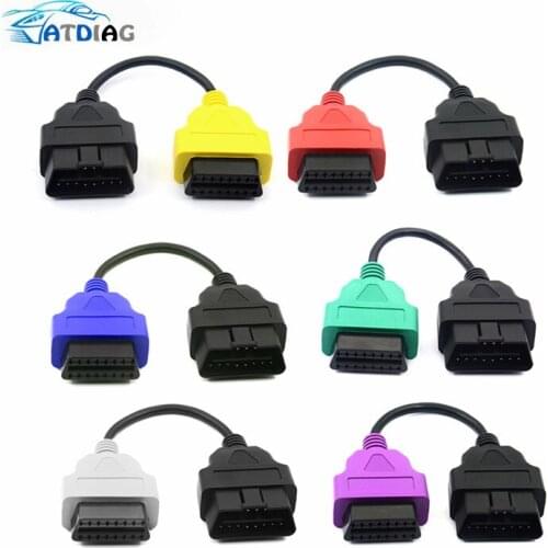 Newest For FiatECUScan Adapter OBD OBD2 Connector MultiECUScan ABS Airbag obd2 scanner Diagnostic cable for Fi-at ECU Scan