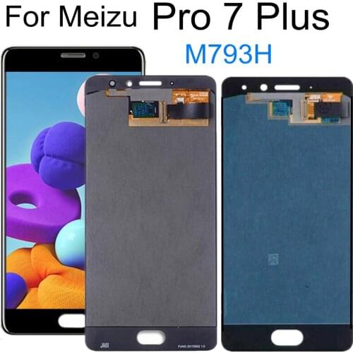 Super AMOLED For Meizu Pro 7 Plus M793H LCD Display with Touch Screen Panel Digitizer Full Assembly For Meizu Pro7 Plus Display